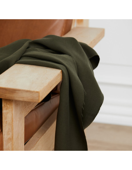 Cranberry, Tabby Canvas de Tencel Kaki Meet Milk