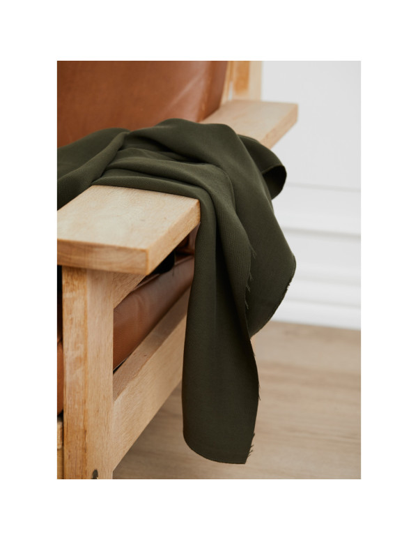 Cranberry, Tabby Canvas de Tencel Kaki Meet Milk