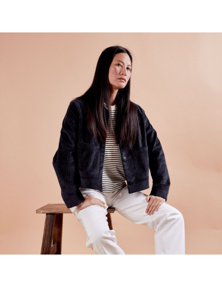 Cranberry patron femme la veste du 34 au 46 atelier brunette