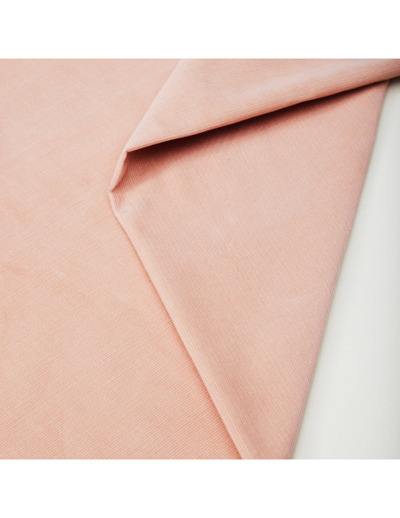 Cranberry, Corduroy Organic Naya Needlecord Mind the Maker, Velours milleraies bio rose clair