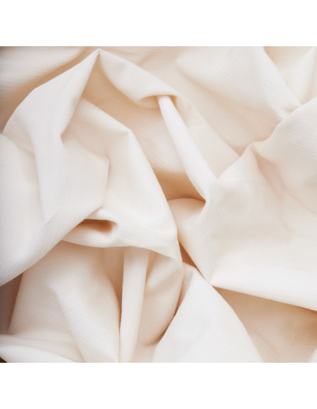 Cranberry, Corduroy Organic Naya Needlecord Mind the Maker Creamy white, Velours milleraies bio Blanc creme