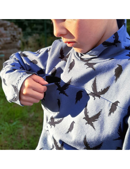 Patron pochette Garçon, T-shirt et Col roulé Scott (du 2 au 12 ans)