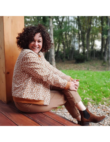 Patron pochette Femme, Bomber Sésame (du 32 au 52)