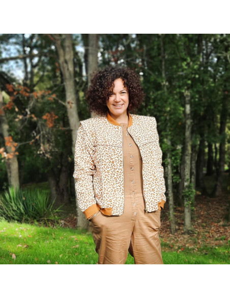 Patron pochette Femme, Bomber Sésame (du 32 au 52)