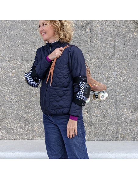 Cranberry, Patron femme Manteau Doudoune Happiness Super Bison du 32 au 52