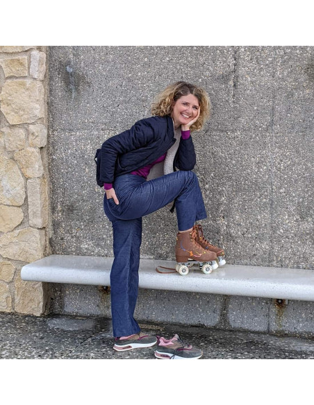 Cranberry, Patron femme Manteau Doudoune Happiness Super Bison du 32 au 52