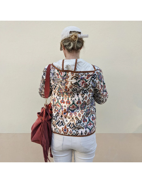 Cranberry, Patron femme Manteau Doudoune Happiness Super Bison du 32 au 52