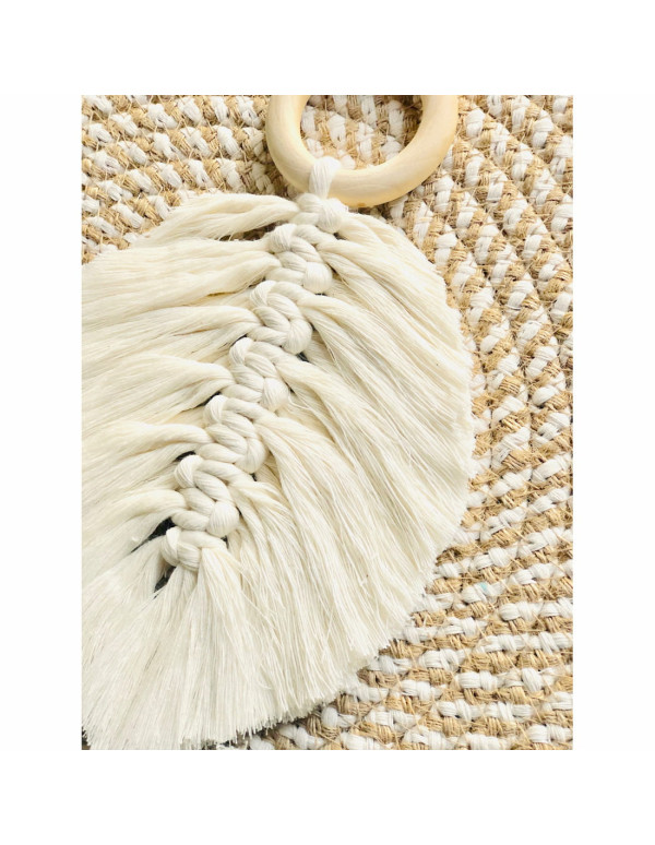 Cranberry, Kit macrame decoration Grande plume, Les French kits