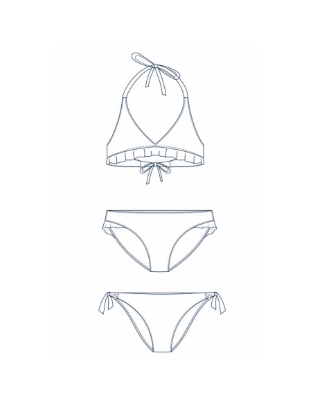 Cranberry, Patron Femme, Maillot de bain Sunshine (du 34 au 48), Lise Tailor