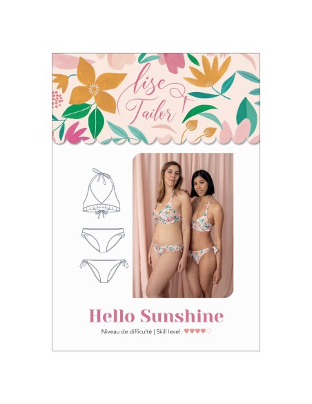 Cranberry, Patron Femme, Maillot de bain Sunshine (du 34 au 48), Lise Tailor