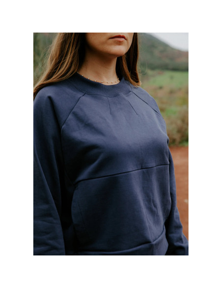 Cranberry, Patron pochette Femme Sweat Ressac du 34 au 52, Maison Fauve