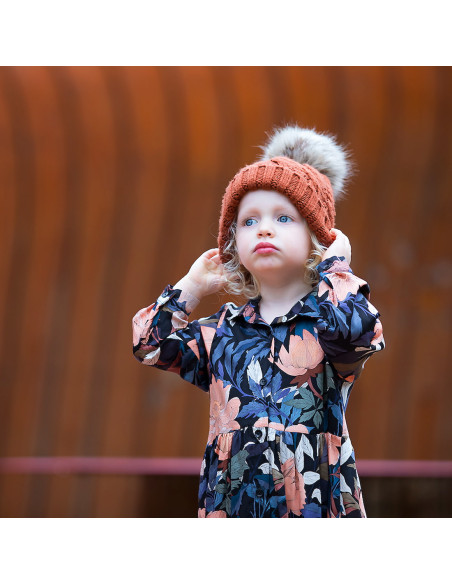 Cranberry, Satin de viscose Pasture Rose Black, See you at six