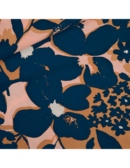 Cranberry, Satin de viscose Shadow Flowers, See you at six