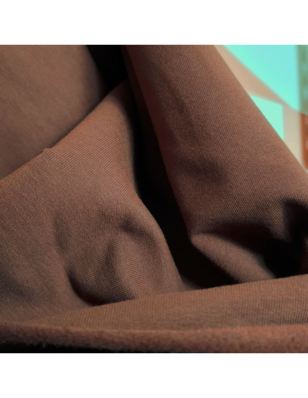 Cranberry, sweat gratte de coton interieur doux, Marron chocolat