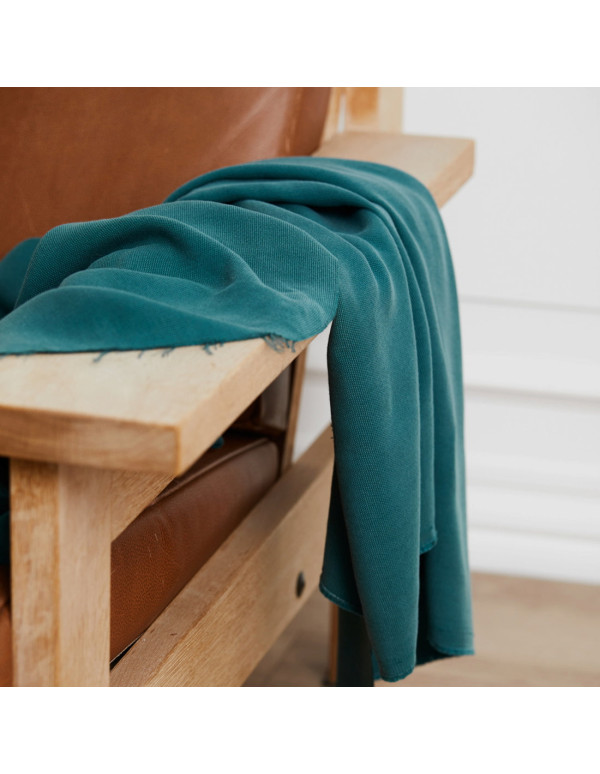 Cranberry, Tabby Canvas de Tencel Emeraude Emerald Meet Milk